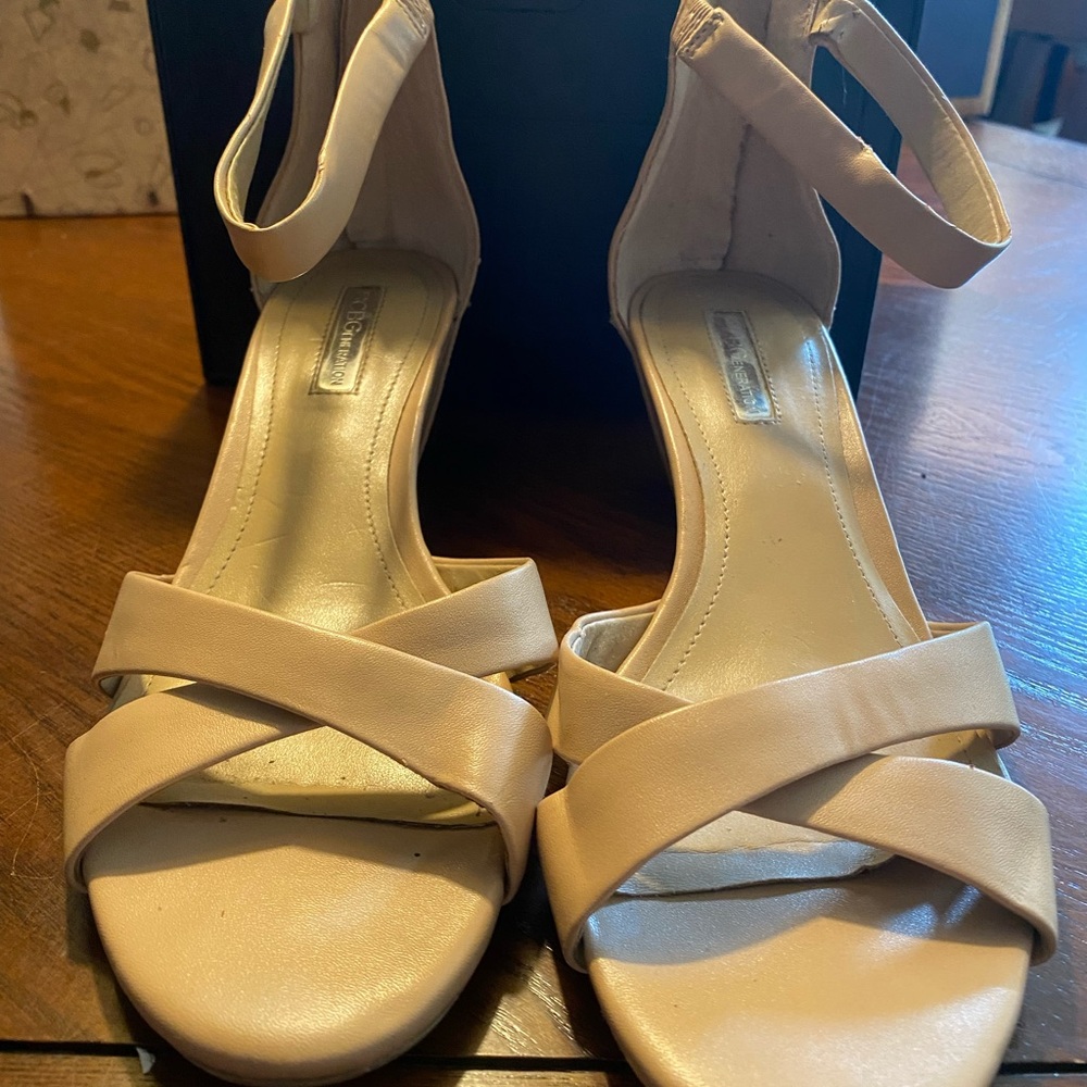 BCBGeneration Blush Strappy Heels
